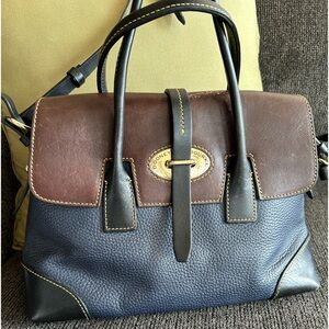 Authentic Dooney & Bourke Elisa Satchel Vintage Leather